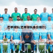 巴甲球队(巴甲球队身价排行)