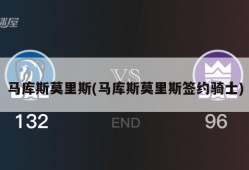 马库斯莫里斯(马库斯莫里斯签约骑士)