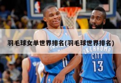 羽毛球女单世界排名(羽毛球世界排名)