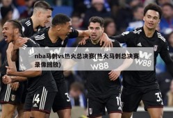 nba马刺vs热火总决赛(热火马刺总决赛录像回放)