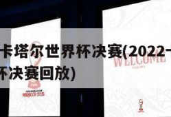 2022卡塔尔世界杯决赛(2022卡塔尔世界杯决赛回放)