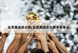 北京奥运会火炬(北京奥运会火炬手名单全)