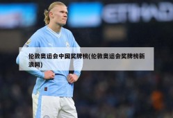 伦敦奥运会中国奖牌榜(伦敦奥运会奖牌榜新浪网)