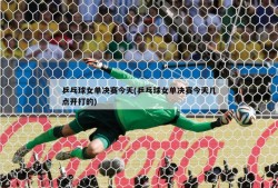 乒乓球女单决赛今天(乒乓球女单决赛今天几点开打的)