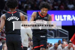 世界杯文字直播(世界杯 文字直播)