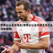 世界公认五大球王(世界公认五大球王为什么没有梅西)