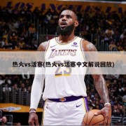 热火vs活塞(热火vs活塞中文解说回放)