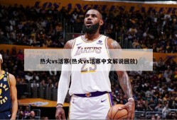 热火vs活塞(热火vs活塞中文解说回放)